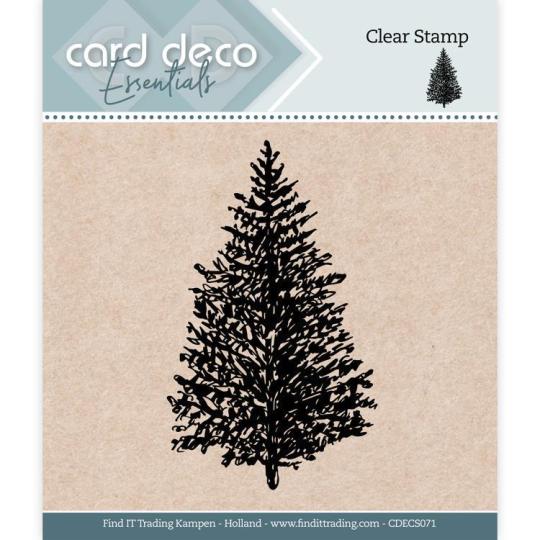 Card Deco Essentials Clearstempel  - Weihnachtsbaum 