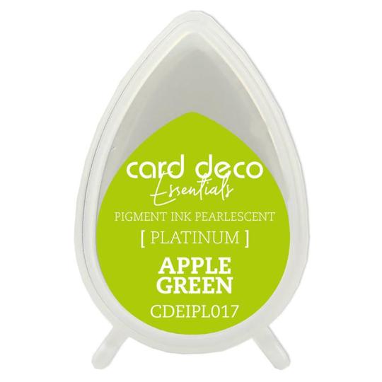 Card Deco Essentials Platinum Stempelkissen Perlmutt Apfelgrün Apfelgrün