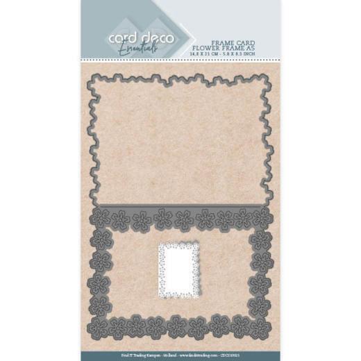 Card Deco - Stanzschablone - Karten - Blume Rahmen A5 