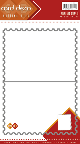 Card Deco - Stanzschablone - Karten - Briefmarke A5 