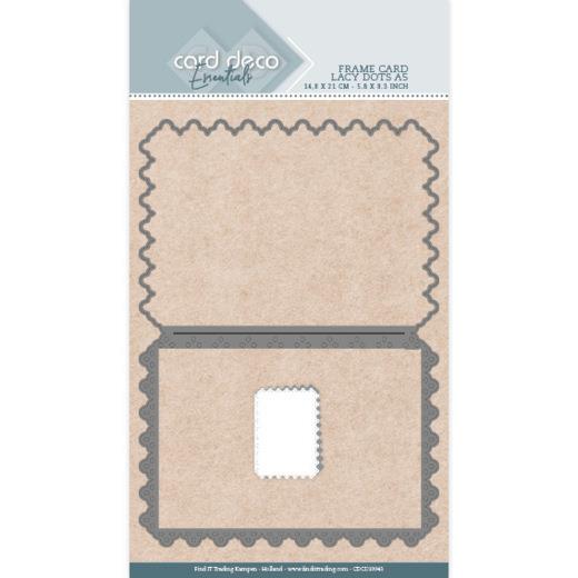 Card Deco - Stanzschablone - Karten - Spitzenpunkte Rahmen A5 