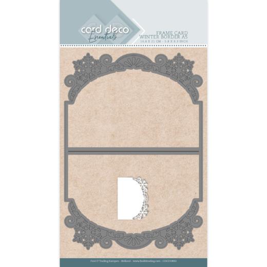 Card Deco - Stanzschablone - Karten - Winter Borde A5 
