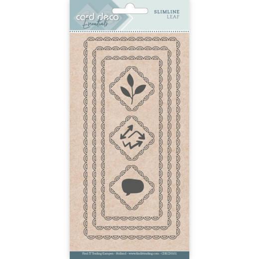Card Deco - Stanzschablone XXL - Rahmen - Rechteck mit Halbkreis 