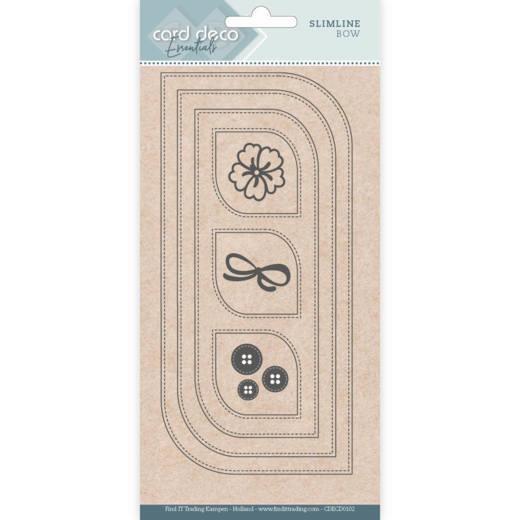 Card Deco - Stanzschablone XXL - Rahmen - Rechteck mit Punkten 
