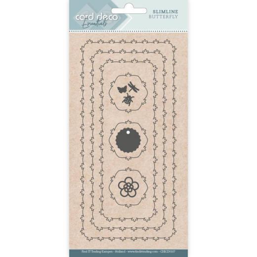 Card Deco - Stanzschablone XXL - Rahmen - Schmetterling 