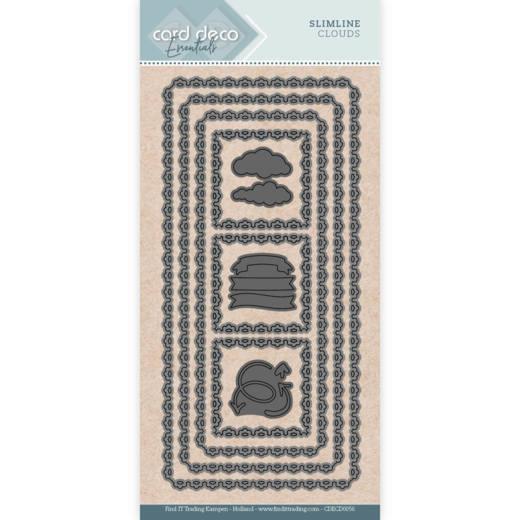 Card Deco - Stanzschablone XXL - Rahmen - Wolken 