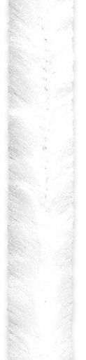 Chenilledraht Ø 8mm 10 Stück / a 50cm lang Weiß Weiß