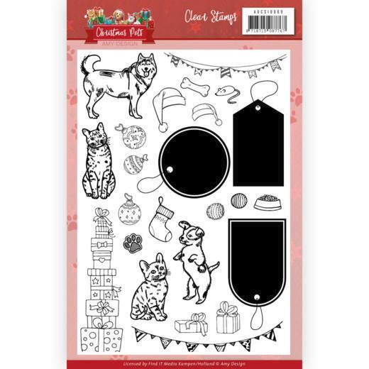 Clearstempel A5 - Amy Design - Christmas Pets 