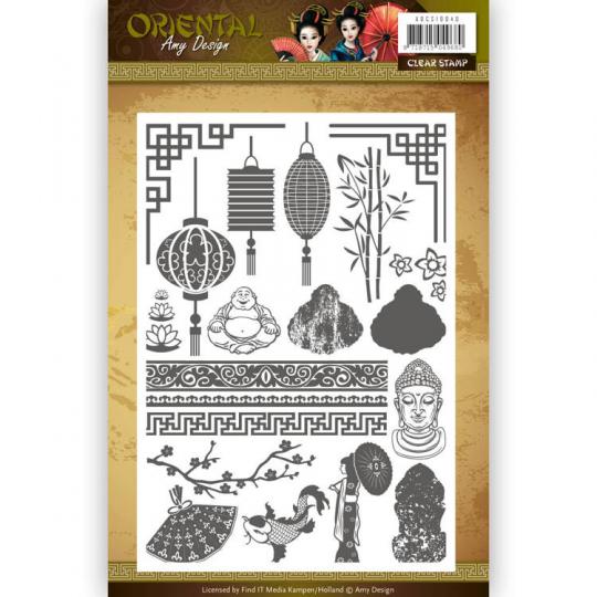 Clearstempel A5 - Amy Design - Oriental - 