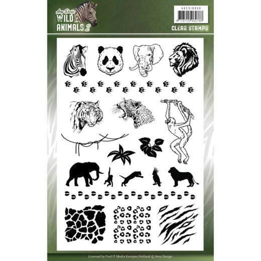 Clearstempel A5 - Amy Design - Wild Animals 2 