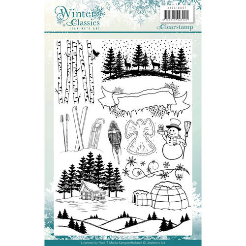 Clearstempel A5 - Jeaninnes Art - Winter Classics 