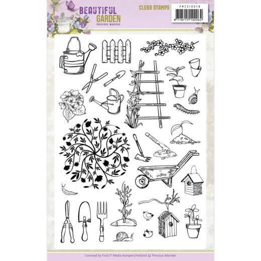 Clearstempel A5 - Precious Marieke - Beautiful Garden 