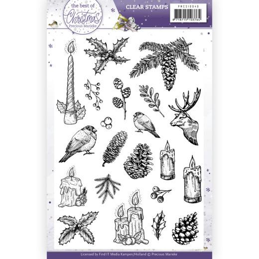Clearstempel A5 - Precious Marieke - The Best Christmas Ever - Weihnachten 