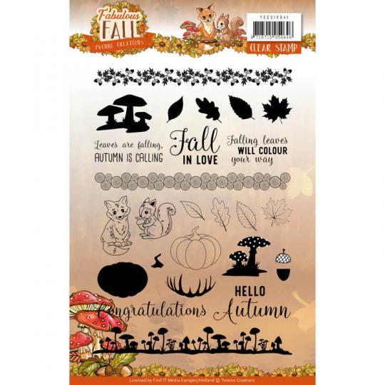 Clearstempel A5 - Yvonne Creations - Fabulous Fall - Herbst 