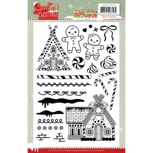 Clearstempel A5 - Yvonne Creations - Sweet Christmas 