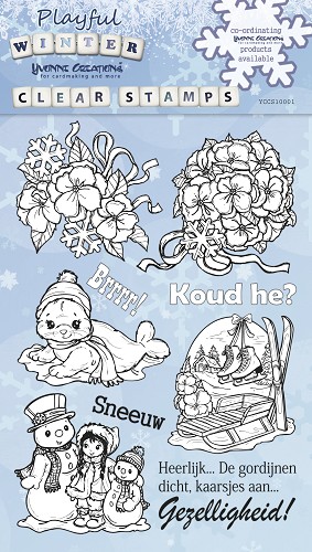 Clearstempel - Yvonne Creations - Playfull Winter- 
