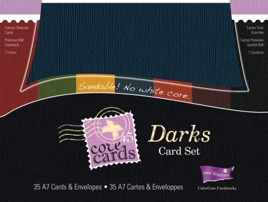 ColorCore Cards & envelopes darks 12,7X17,8cm / 35 ST 