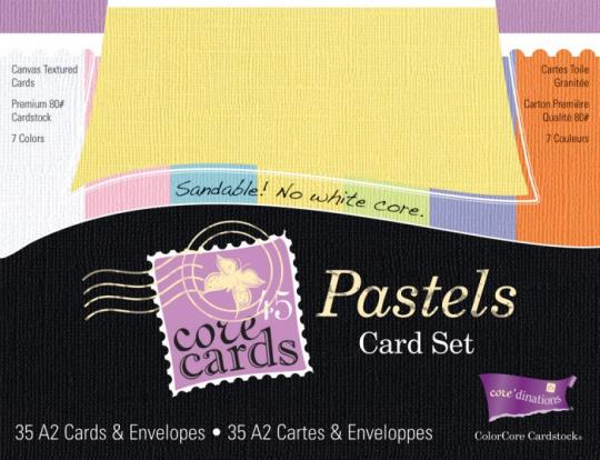 ColorCore Cards & envelopes pastels 11,4X16,5cm / 35 ST 