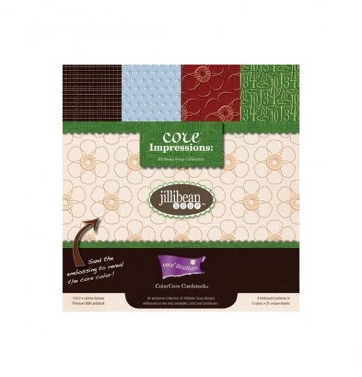 ColorCore Cardstock Impressions jillibean soup / 20 Bögen, 30,5x30,5cm 