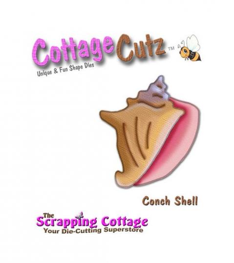 CottageCutz Stanzschablone Conch Shell 