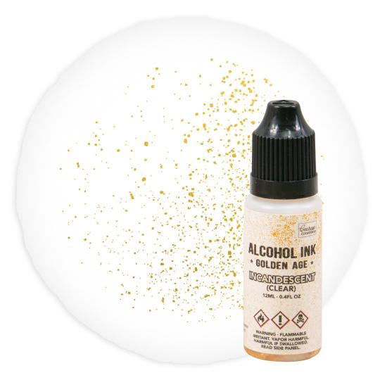 Couture Creations Alcohol Ink Golden Age Tinte - 12ml Incandescent (Clear) / transparent Incandescent (Clear) / transparent