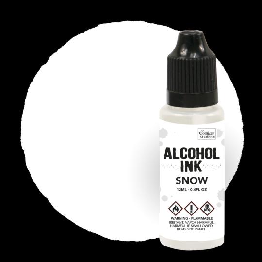 Couture Creations Alcohol Ink Tinte - 12ml Snow / Weiß Snow / Weiß