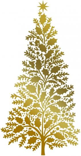 Couture Creations Heißfolienstempel - Anna Griffin - Weihnachtsbaum 