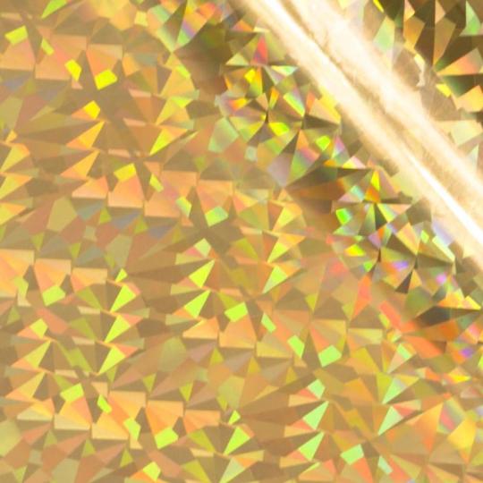 Couture Creations Heißfolienstempel Folie 12,5 x 500cm Gold (Irisierendes dreieckiges Muster) Gold (Irisierendes dreieckiges Muster)