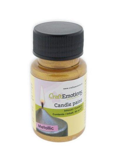 CraftEmotions Kerzenfarbe - Wachsfarbe 50ml Metallic Antikgold Metallic Antikgold