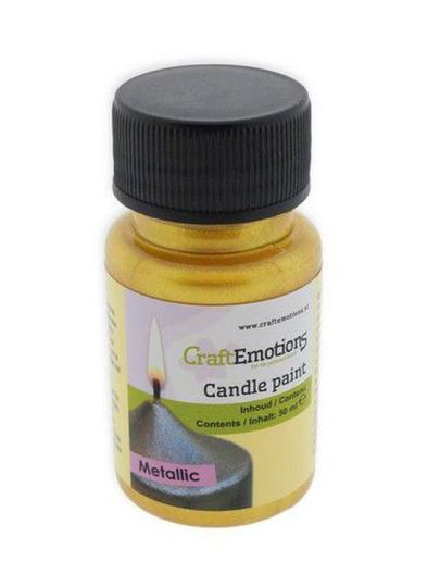 CraftEmotions Kerzenfarbe - Wachsfarbe 50ml Metallic Gold Metallic Gold