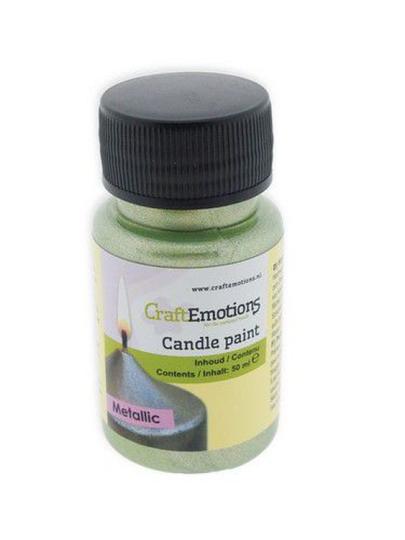 CraftEmotions Kerzenfarbe - Wachsfarbe 50ml Metallic Menthol Metallic Menthol
