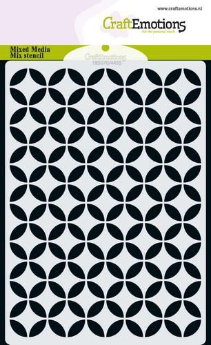 CraftEmotions MM Mix Schablone Design Kreis dekorativ A6 