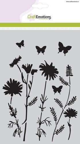 CraftEmotions Mask Schablonen Feldblumen A5 