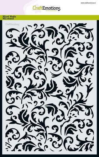 CraftEmotions Mask Stencil / Schablone - Barock A5 