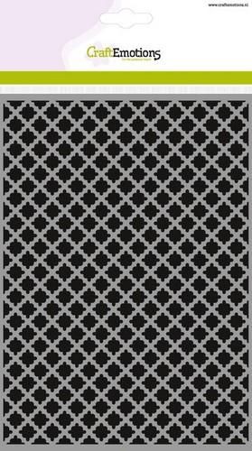 CraftEmotions Mask Stencil / Schablone - Rhombus Scallop A5 