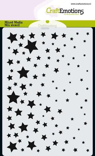 CraftEmotions Mask Stencil / Schablone Sternenhimmel A6 