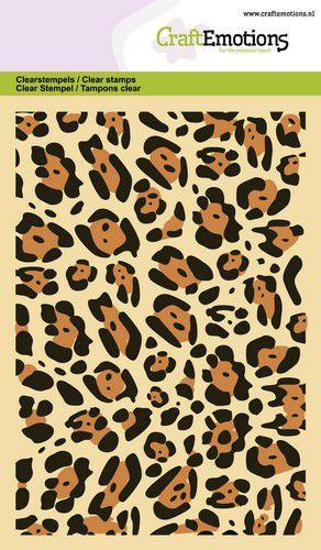 CraftEmotions Silikon Stempel Set A6 1tlg. - Panther-Leopard 