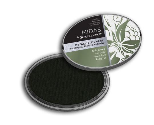 Crafter's Companion Spectrum Noir Midas Metallic Stempelkissen Jade Grün Jade Grün