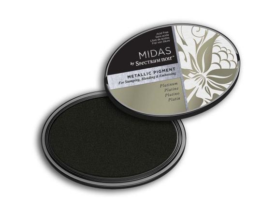 Crafter's Companion Spectrum Noir Midas Metallic Stempelkissen Platin Platin