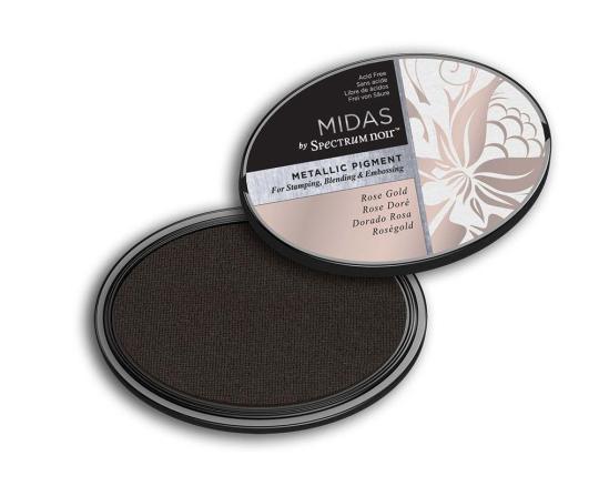 Crafter's Companion Spectrum Noir Midas Metallic Stempelkissen Rosegold Rosegold