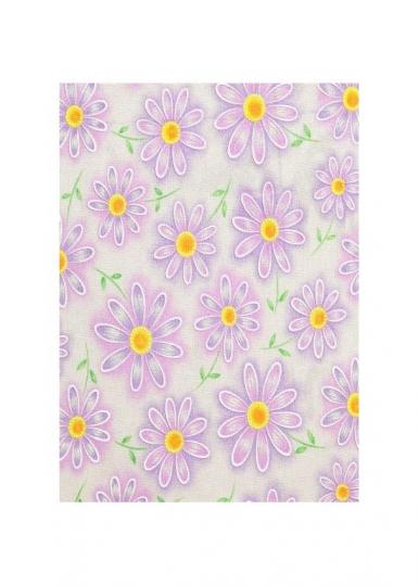 CreaPop Deko-Stoff Margaritten - pflaume 29cm x 1m 