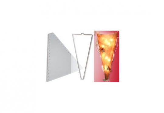 CreaPop Wand / Pyramidenfolie Trapezform klein H/B 39,5 x 35cm 