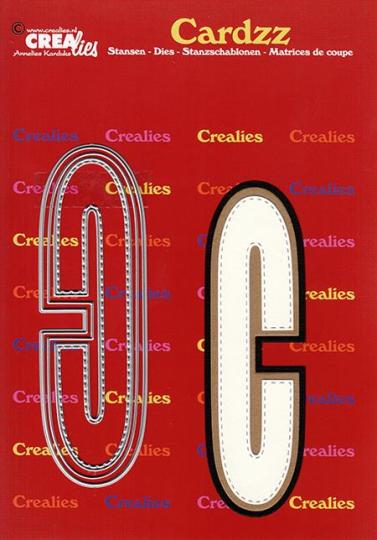 Crealies Cardzz Stanzschablone 3tlg. No.403 - Alphabet - C - 