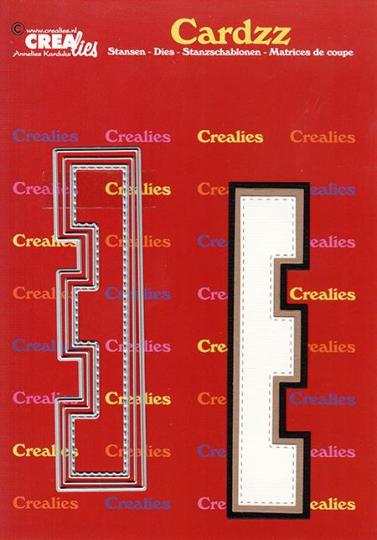 Crealies Cardzz Stanzschablone 3tlg. No.405 - Alphabet - E - 
