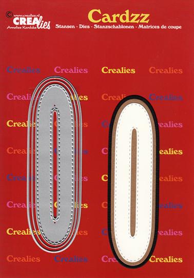 Crealies Cardzz Stanzschablone 3tlg. No.415 - Alphabet - O - 