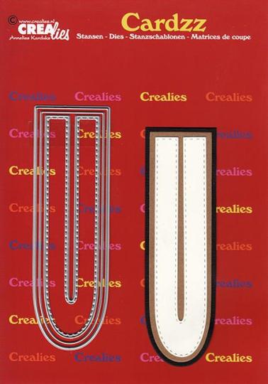 Crealies Cardzz Stanzschablone 3tlg. No.421 - Alphabet - U - 