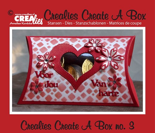 Crealies Create A Box no. 3 Kissen box 