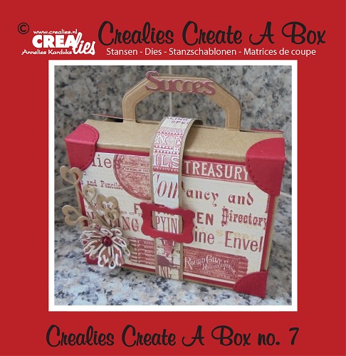 Crealies Create A Box no. 7 Koffer 