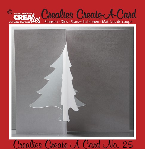 Crealies Create A Card no. 25 Stanzschablone für Karte 
