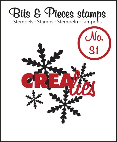 Crealies Silikon-Stempel Bits & Pieces Nr. 31 „Schneeflocke 1“ 1-teilig 